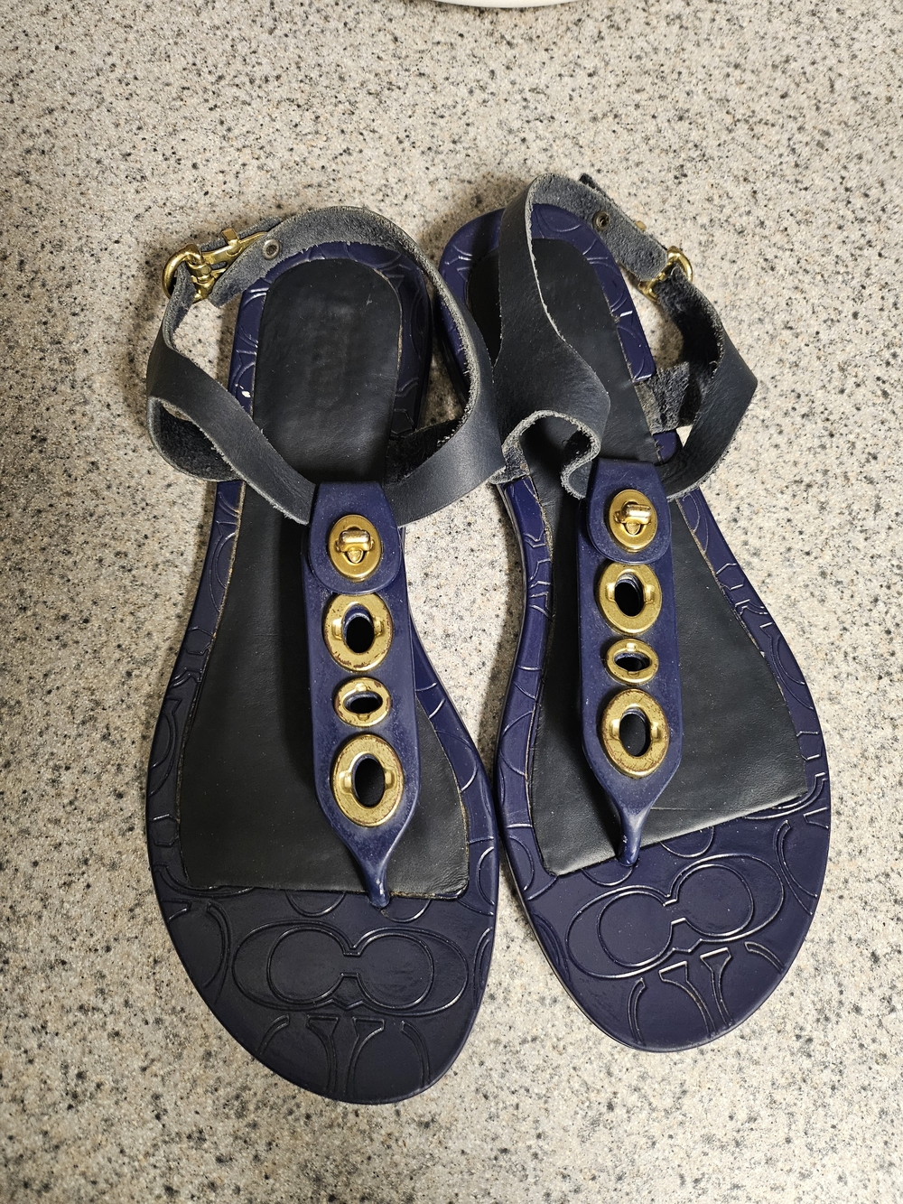 Custom Coach Sandals – Upgraded Leather Straps & Extra Cushioning